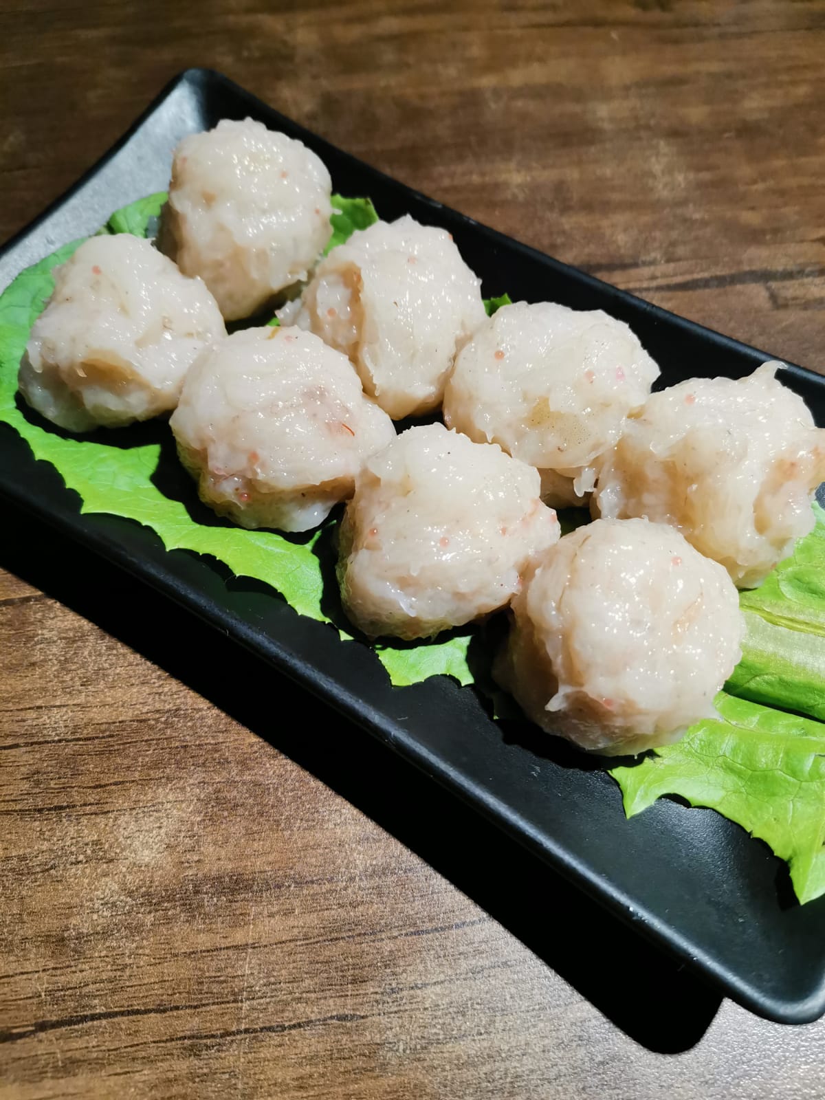 Crab Roe Shrimp Balls